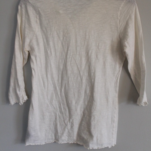 3/4 Sleeve Ruffle Top - Picture 3 of 4